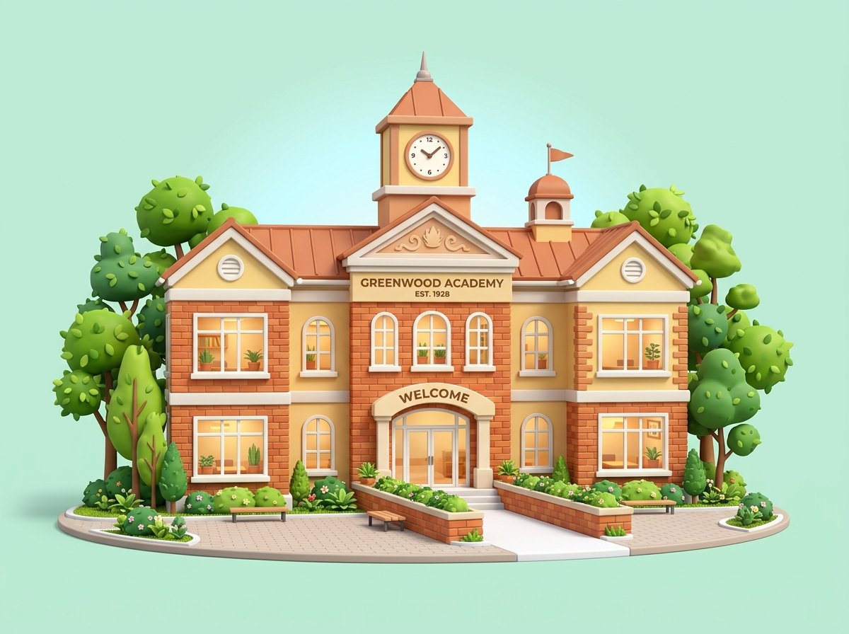 School Illustration